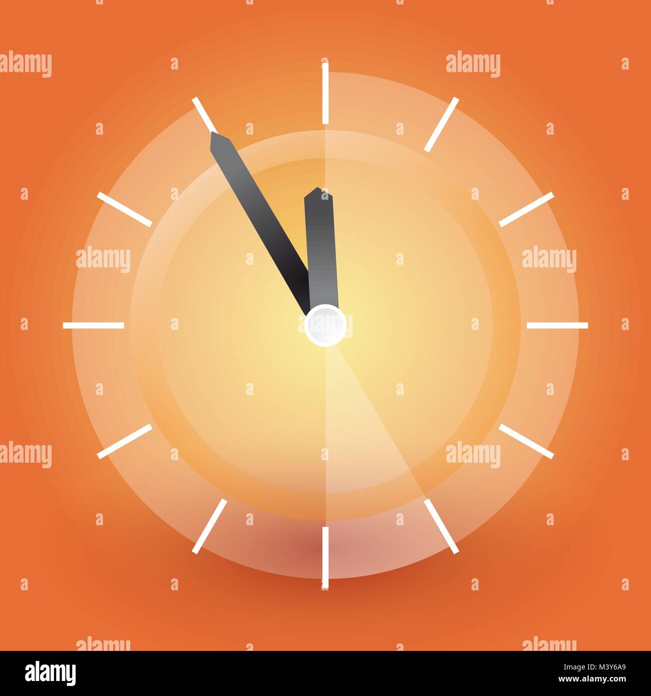 transparent clock with countdown Stock Vector Image & Art - Alamy