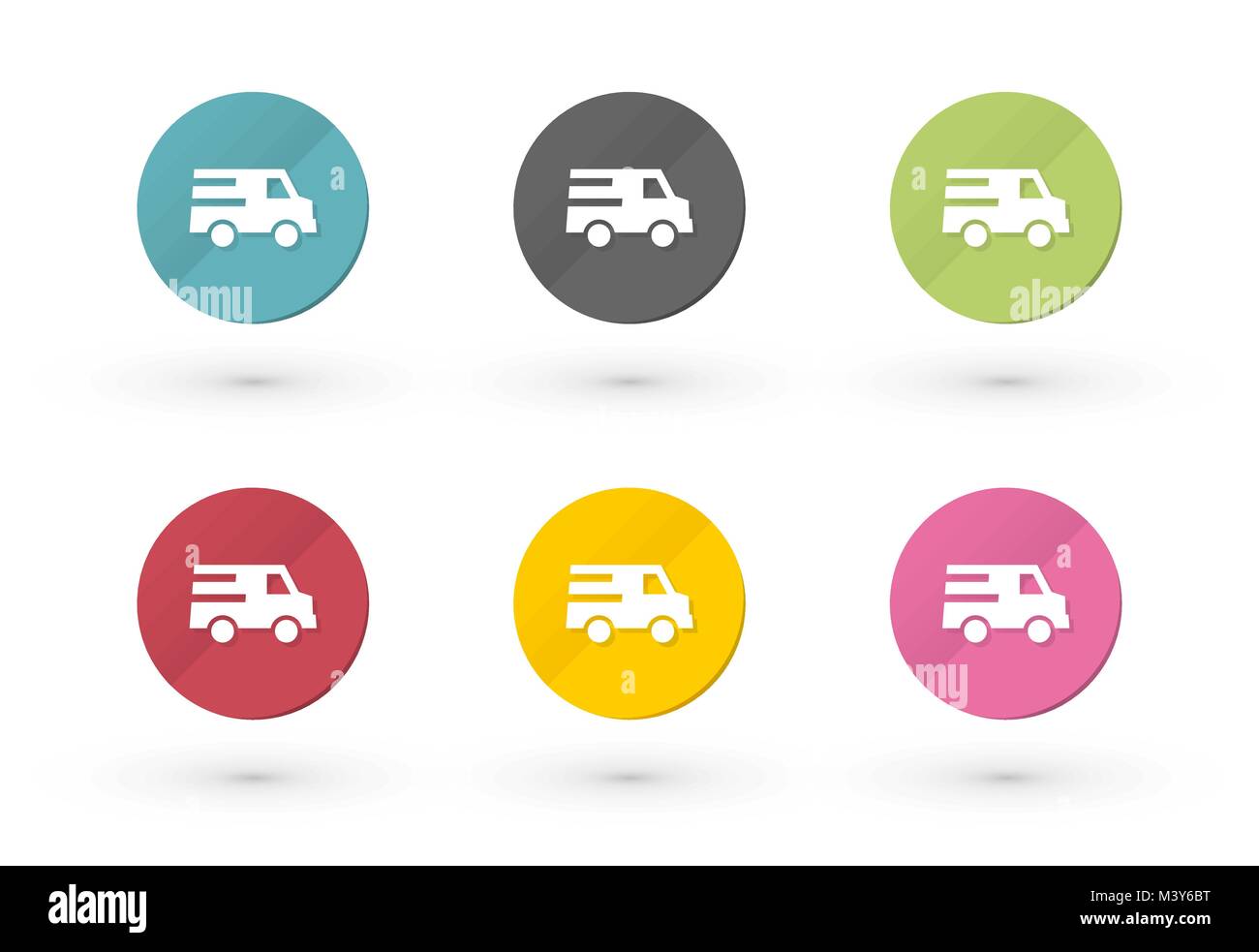 Multiple vehicle silhouette Stock Vector Images - Alamy