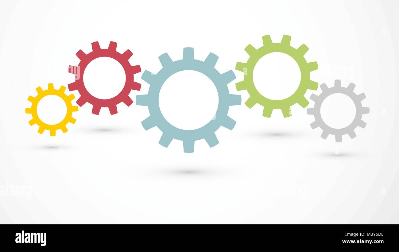 gears pastel color icon Stock Vector Image & Art - Alamy