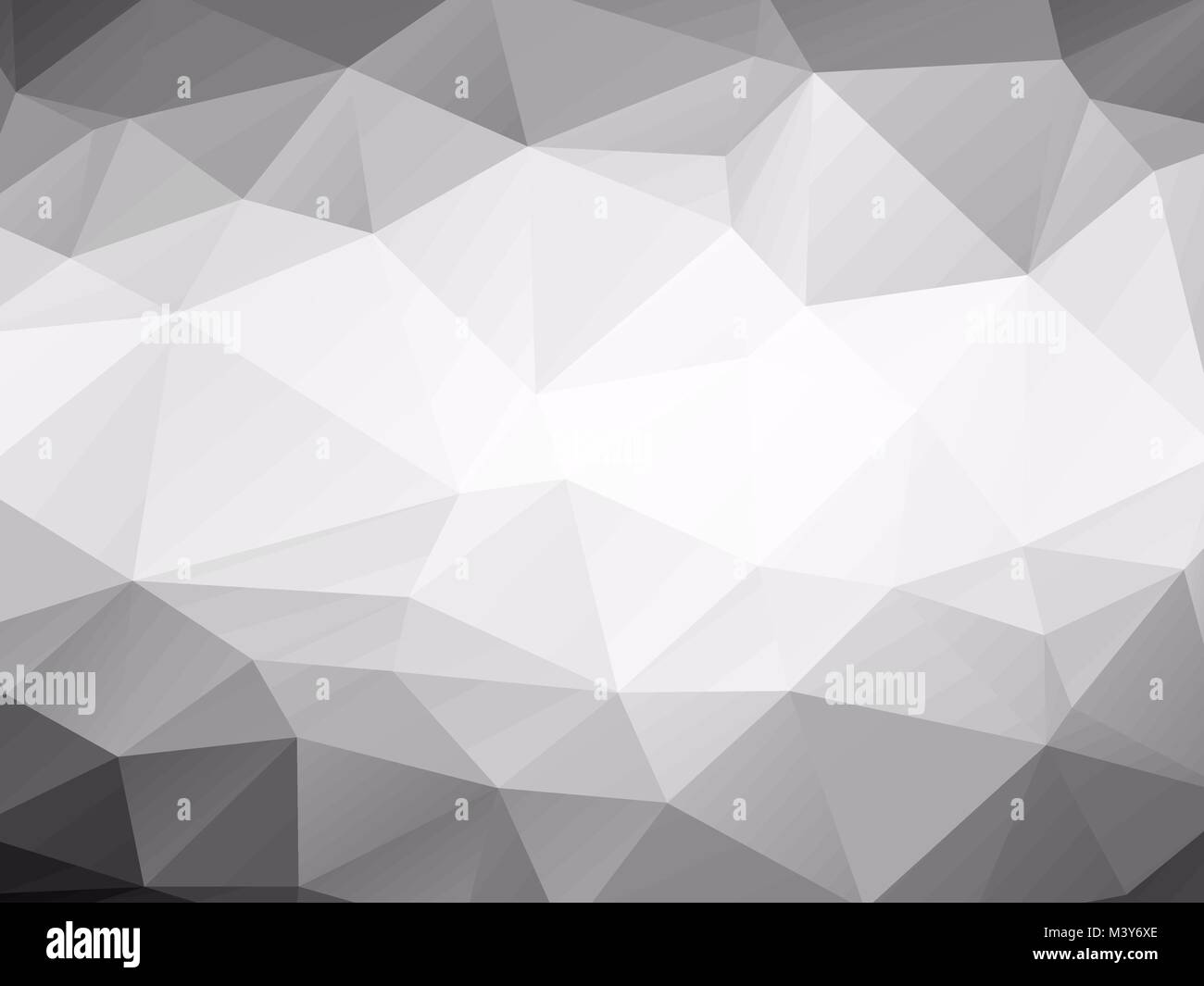 triangles background black and white low poly Stock Vector Image & Art ...