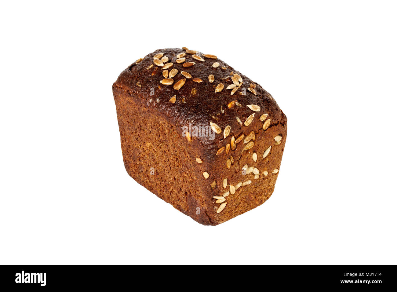 rye bread isolated on a white background Stock Photo - Alamy