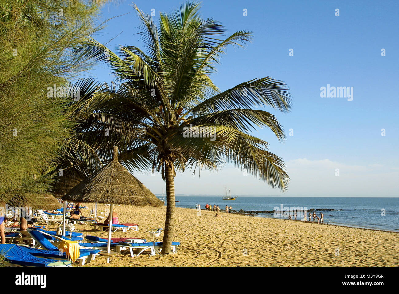 Senegal, beach at Sali Stock Photo