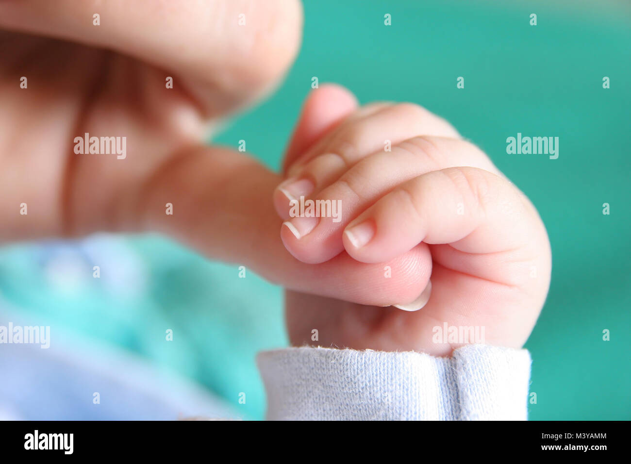 NEW BORN BABY'S HAND Stock Photo Alamy