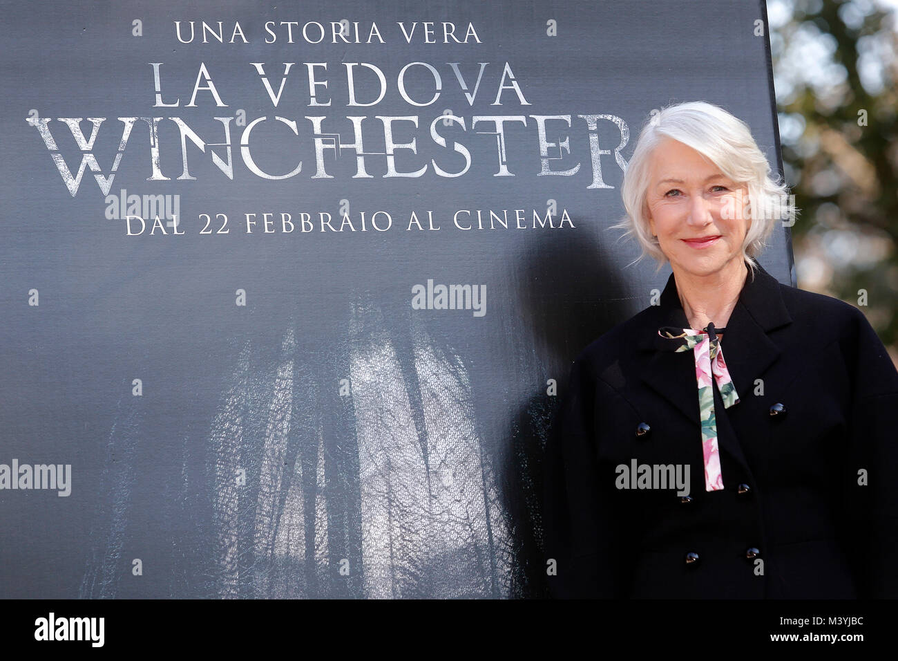Rome, Italy. 13th February, 2018. Helen Mirren Roma 13/02/2018