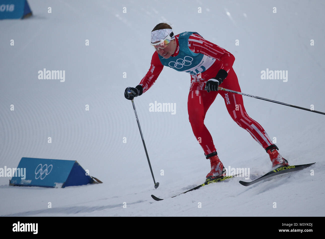 PyeongChang, South Korea. 13th Febraury, 2018. JUSTYNA KOWALCZYK   during the PyeongChang 2018 Olympic Games on February 13, 2018 in PyeongChang, South Korea Credit: East News sp. z o.o./Alamy Live News Stock Photo