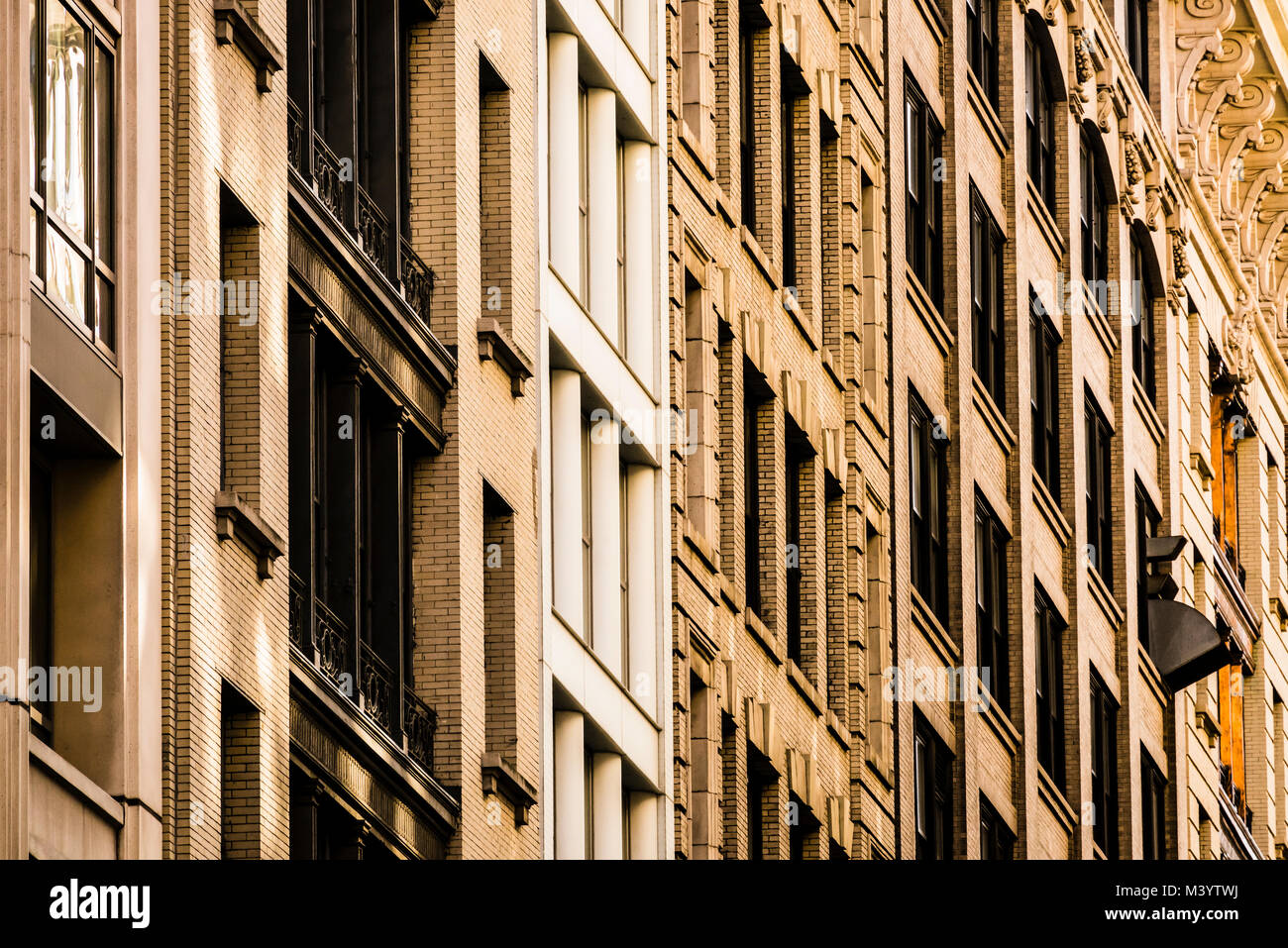 Buildings lower Manhattan _ New York, New York, USA Stock Photo