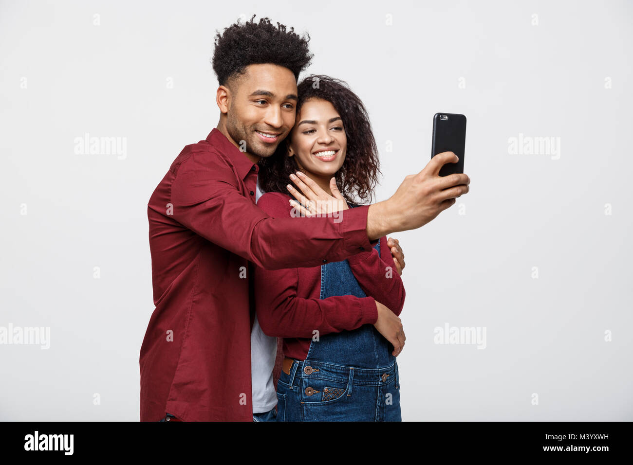 Loving Boyfriend Girlfriend Posing Selfie On Stock Photo 279865640 |  Shutterstock