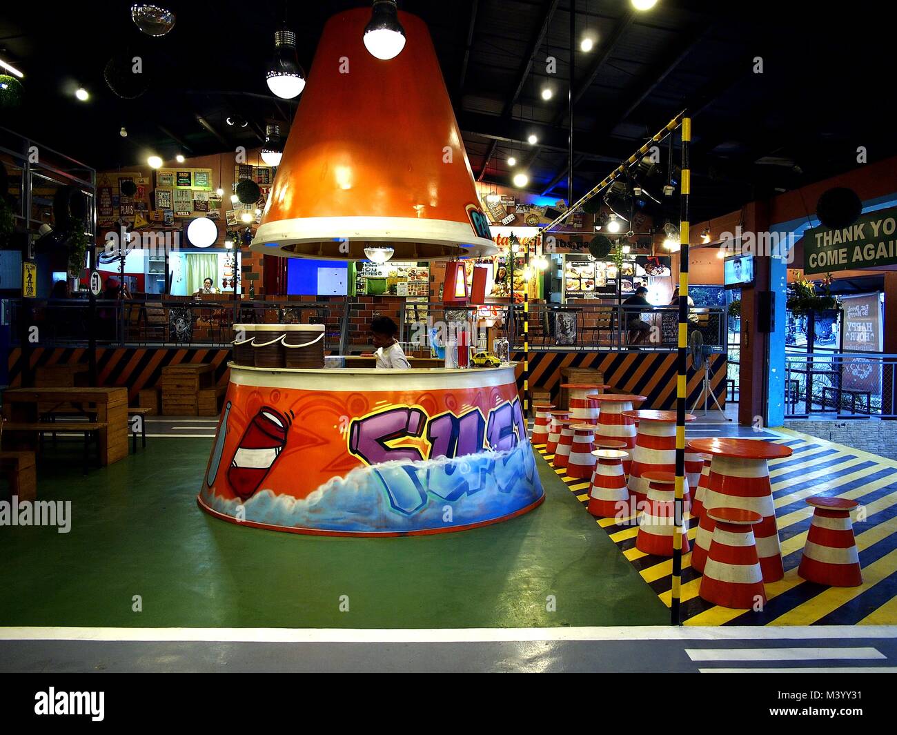 ANTIPOLO CITY, PHILIPPINES FEBRUARY 6, 2018 Food stalls or kiosks