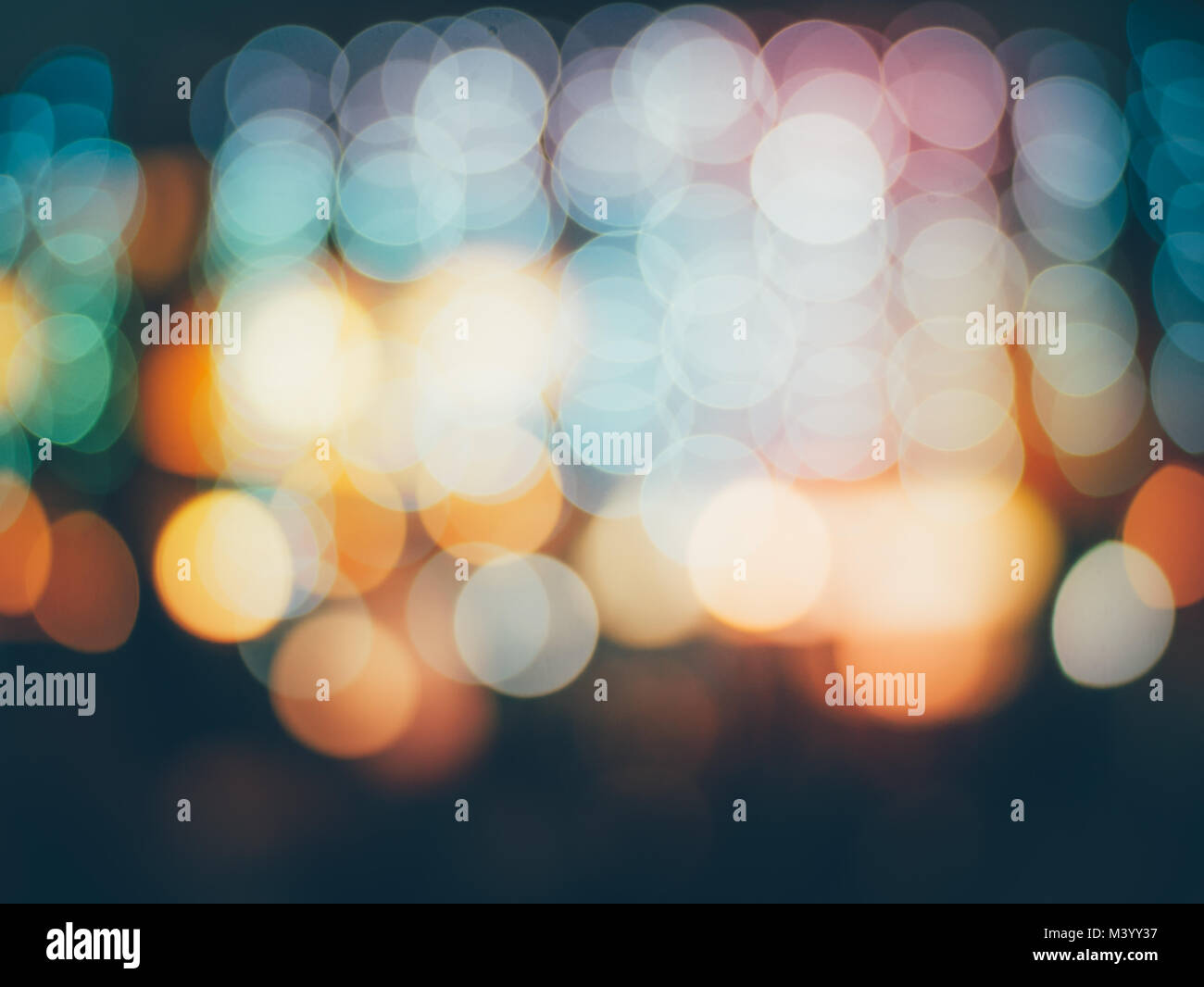 Bokeh lights blue hi-res stock photography and images - Alamy