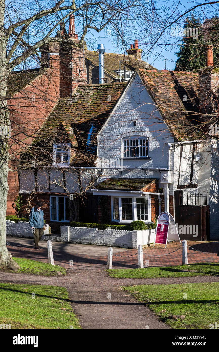 Harpenden is a small commuter town in Hertfordshire, England, U.K Stock