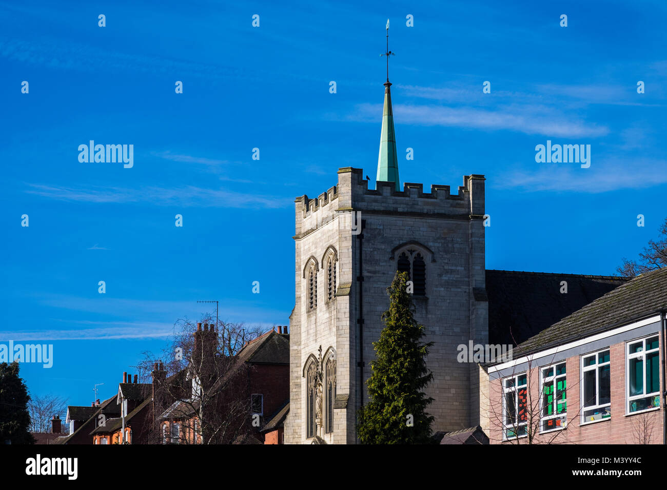 Harpenden is a small commuter town in Hertfordshire, England, U.K Stock