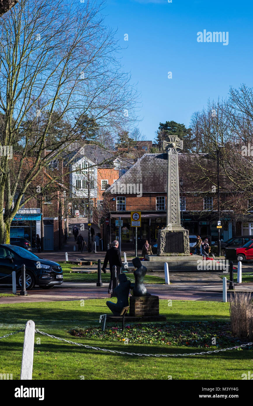 Harpenden is a small commuter town in Hertfordshire, England, U.K Stock