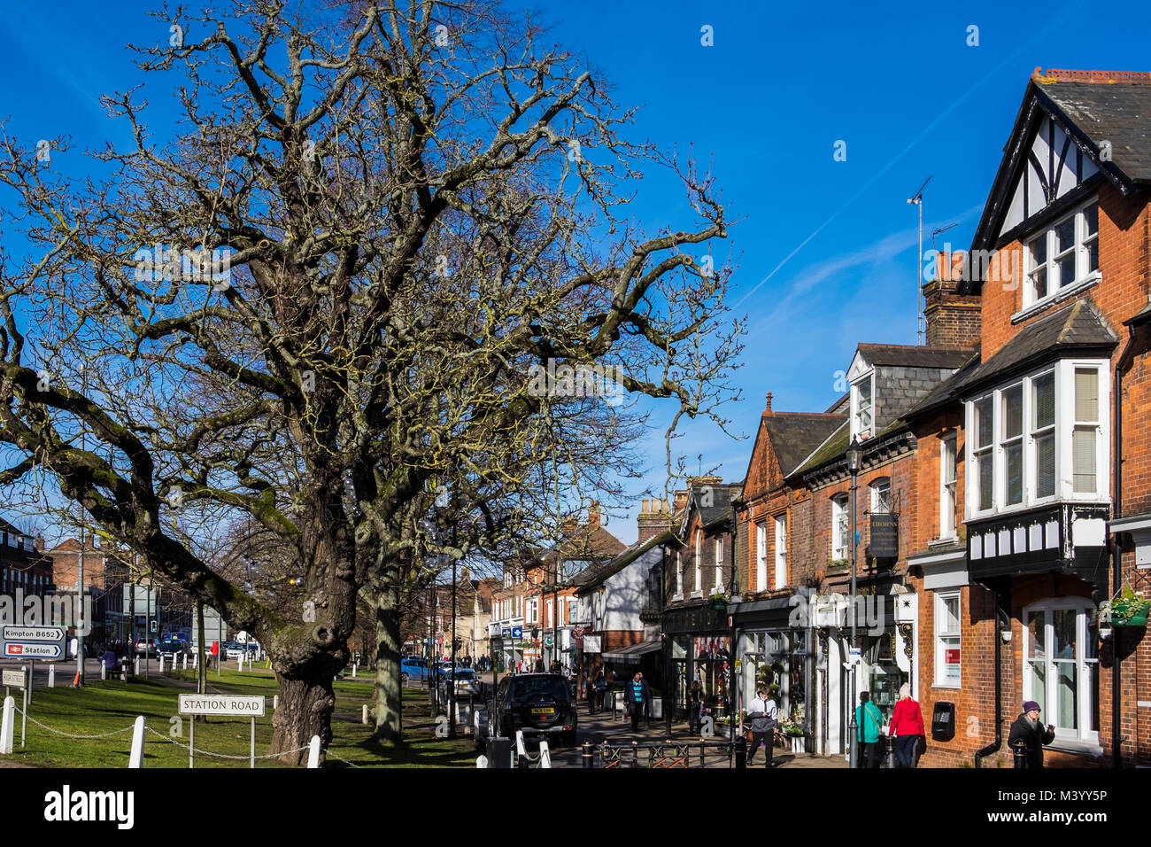 Harpenden is a small commuter town in Hertfordshire, England, U.K Stock