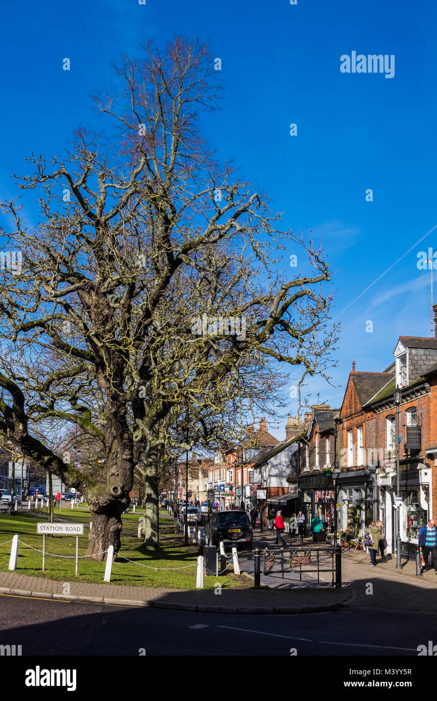 Harpenden is a small commuter town in Hertfordshire, England, U.K Stock
