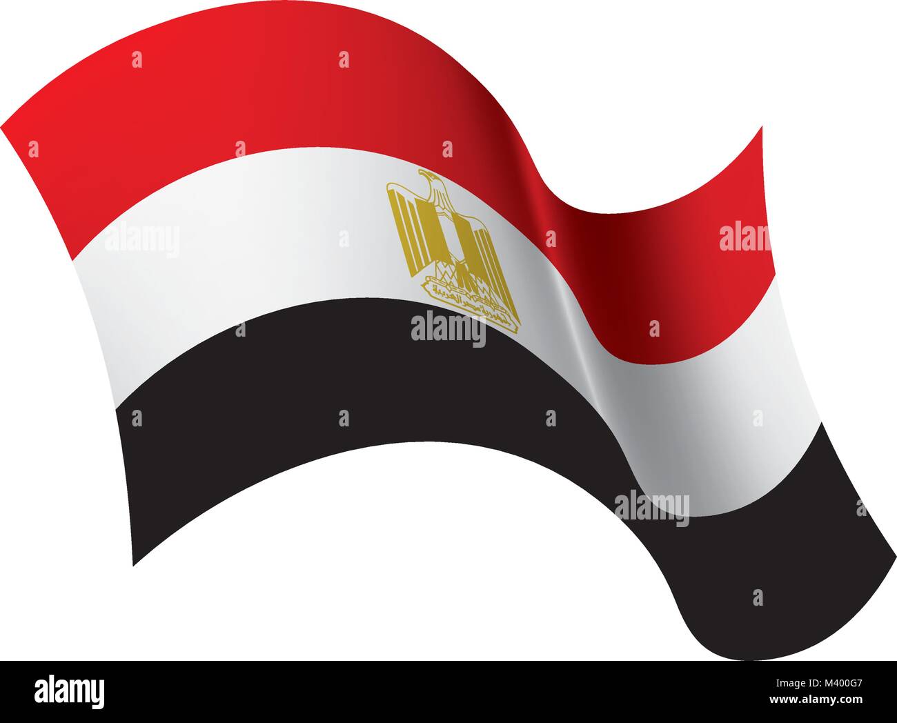 Egypt flag, vector illustration Stock Vector Image & Art Alamy