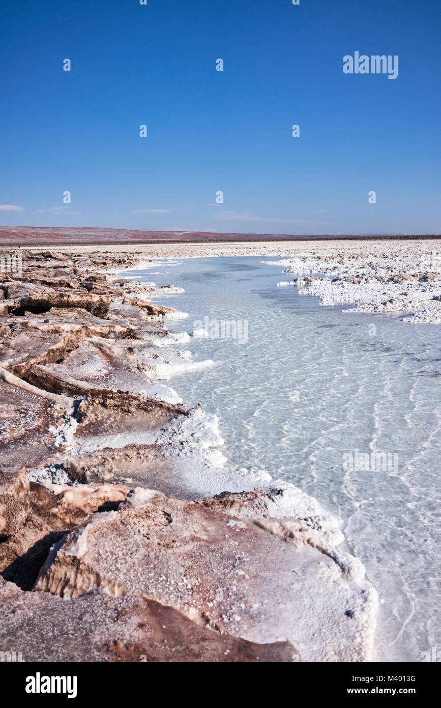 Salt lake flats terrain in Atacama imagery Stock Photo Alamy