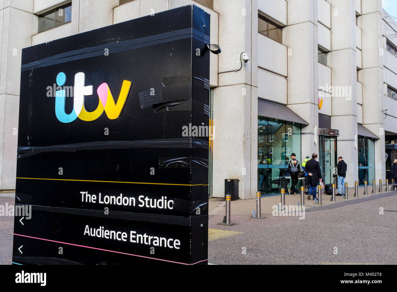 ITV television studios, Upper Ground, London Stock Photo