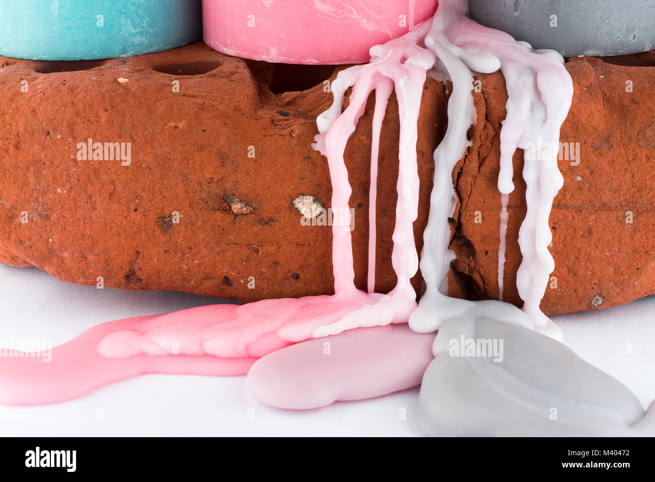 Melted candle hires stock photography and images Alamy