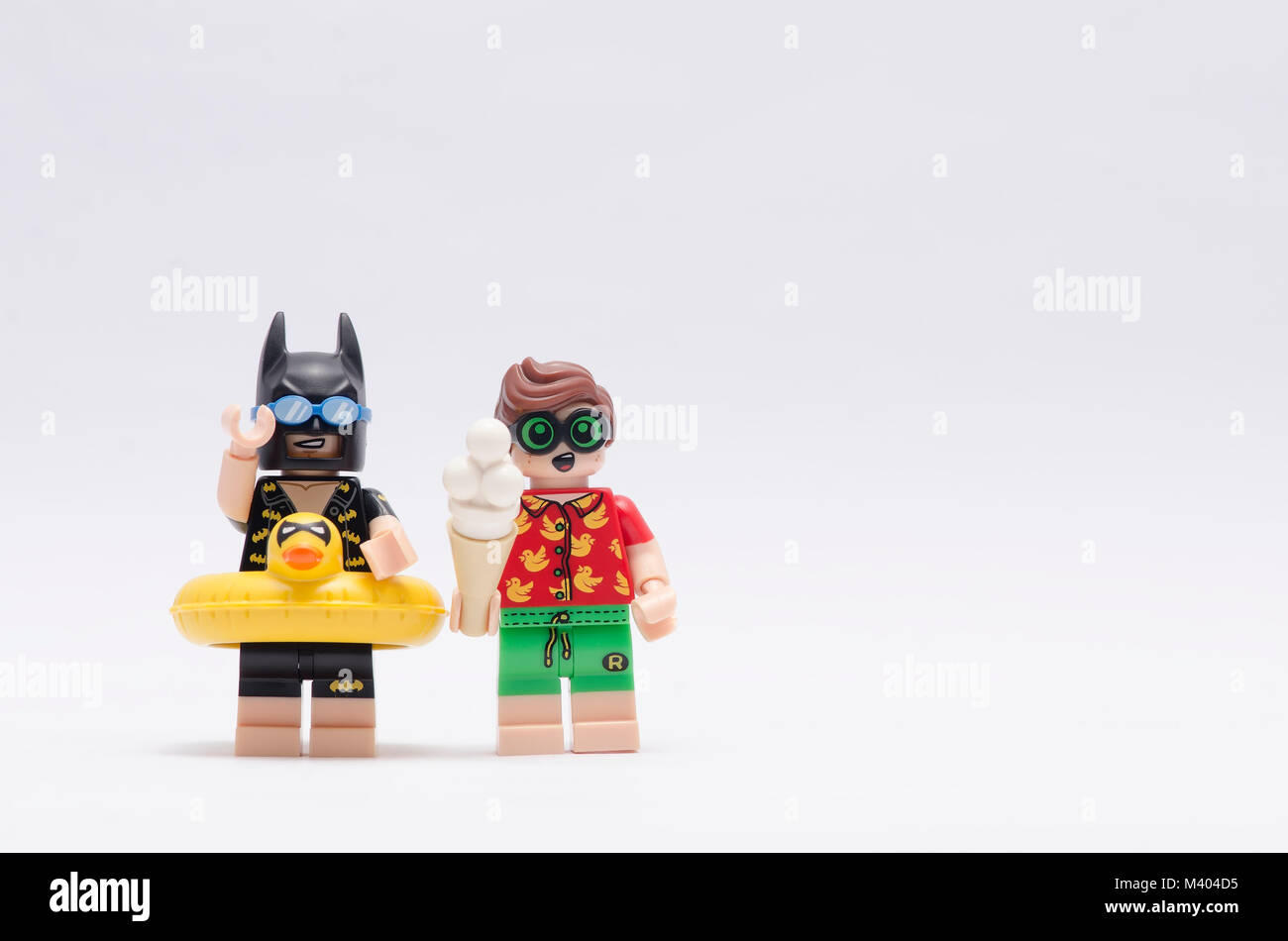 white batman lego