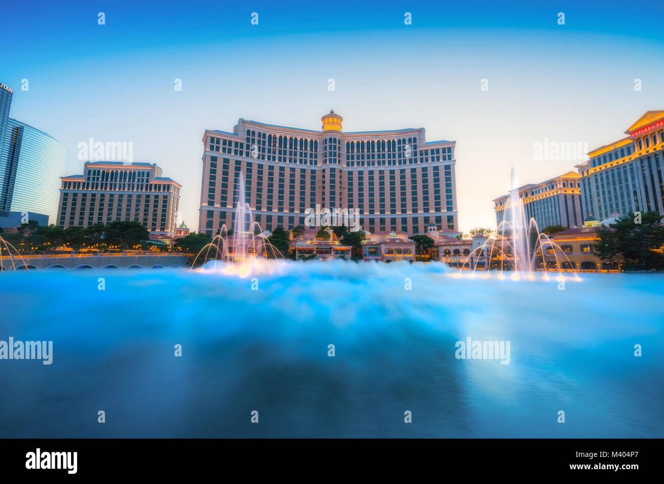 The interior of Bellagio hotel and casino in Las Vegas Stock Photo - Alamy