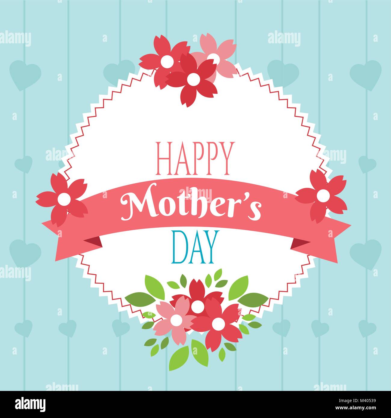 Happy mothers day card Stock Vector Image Art Alamy Happy mothers day card Stock Vector Image Art Alamy