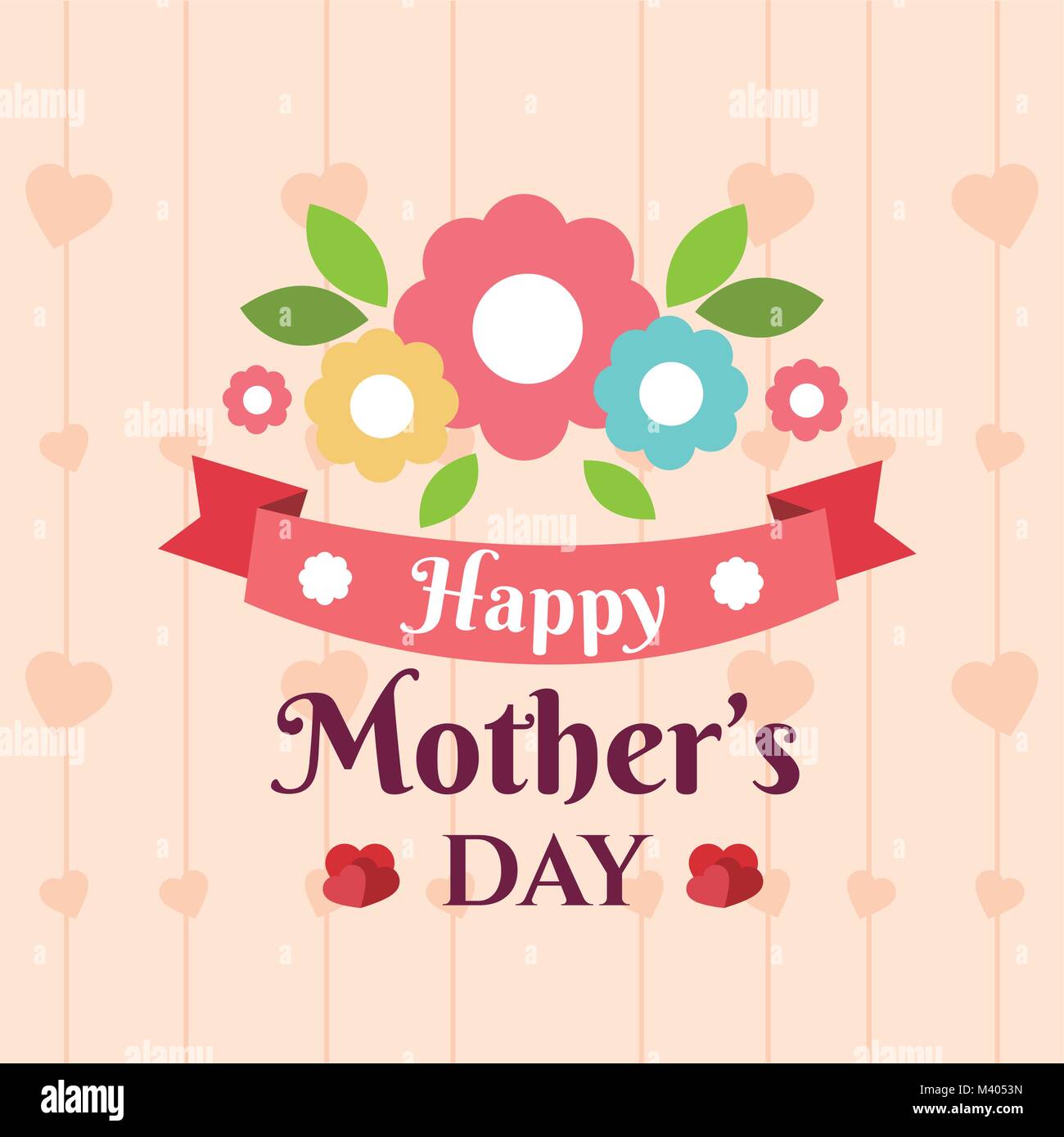 Happy mothers day card Stock Vector Image Art Alamy Happy mothers day card Stock Vector Image Art Alamy