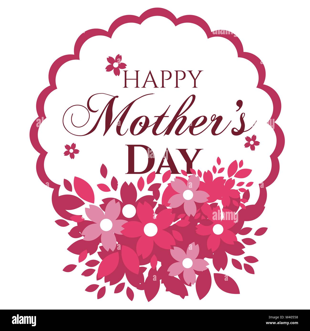 Happy mothers day card Stock Vector Image Art Alamy Happy mothers day card Stock Vector Image Art Alamy