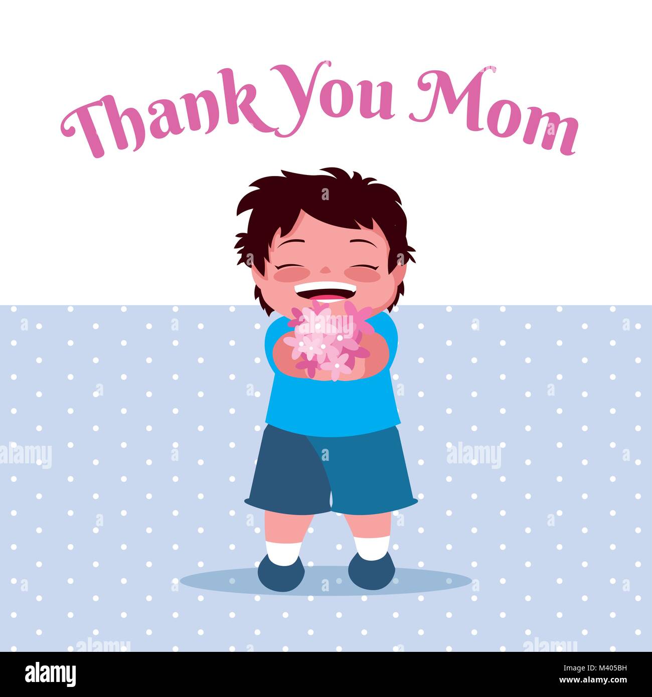 Happy mothers day cartoon Stock Vector Image & Art - Alamy