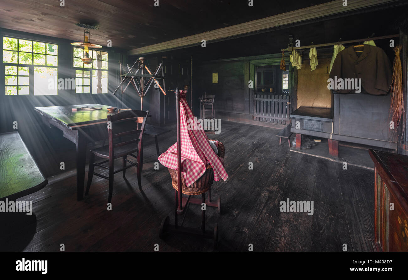 Lifestyle from different times and different parts of Switzerland in