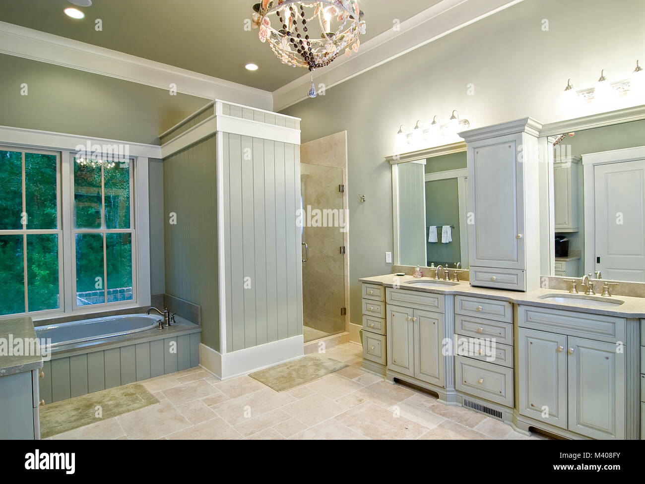 Wainscot Bathroom Stock Photos Wainscot Bathroom Stock Images