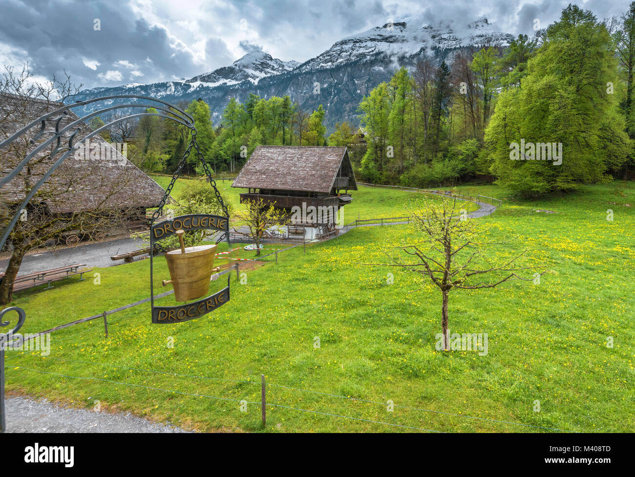 Lifestyle from different times and different parts of Switzerland in