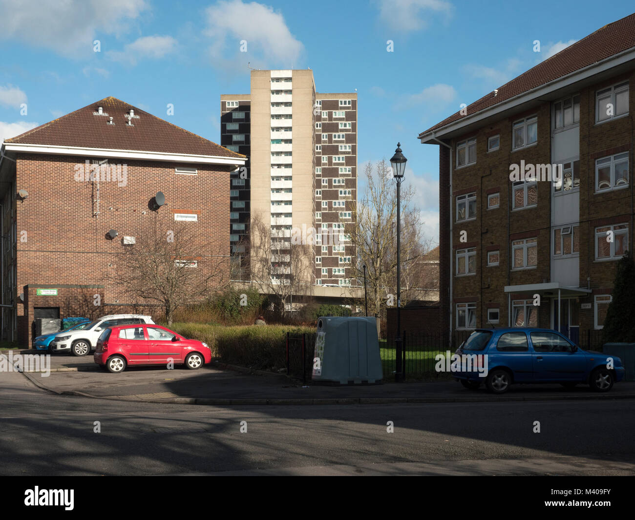 High rise housing and flats at Redbridge, Redbridge Towers, Southampton