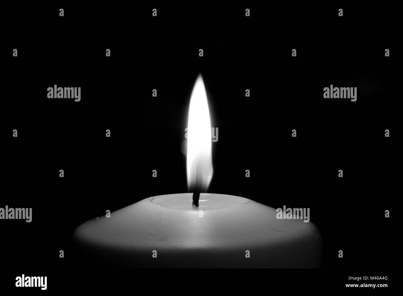 Candle Flame Black and White Stock Photos & Images Alamy