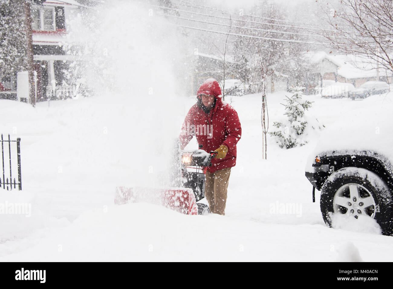 Snowblower hires stock photography and images Alamy