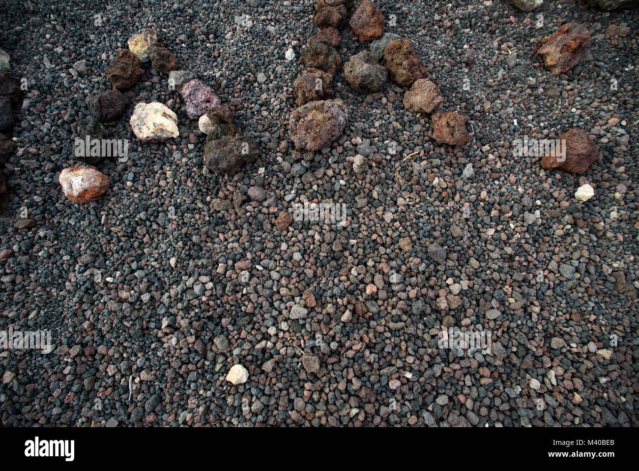 Detail of the rocks on the volcano Etna, Sicily, Italy Stock Photo - Alamy