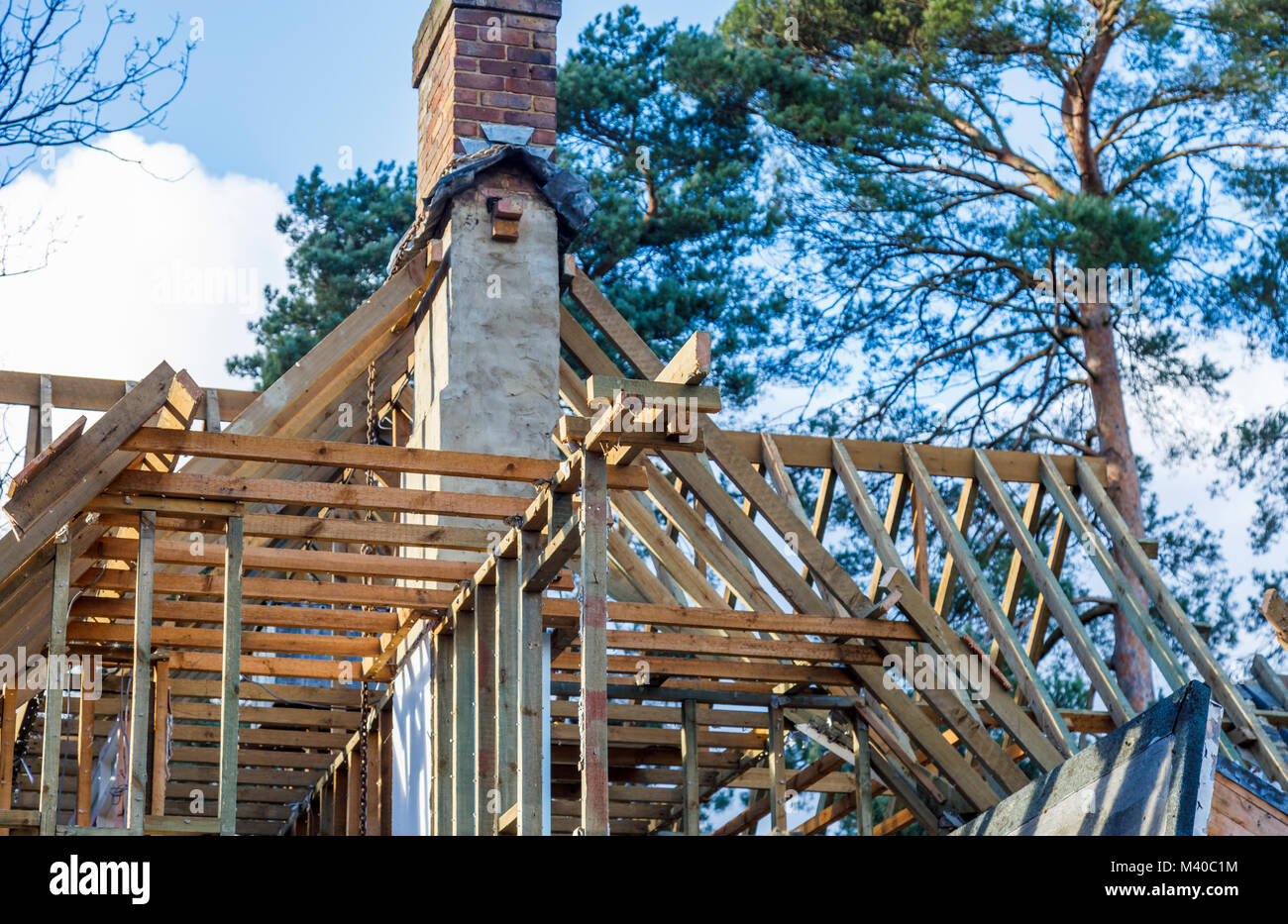 Exposed roof trusses hires stock photography and images Alamy