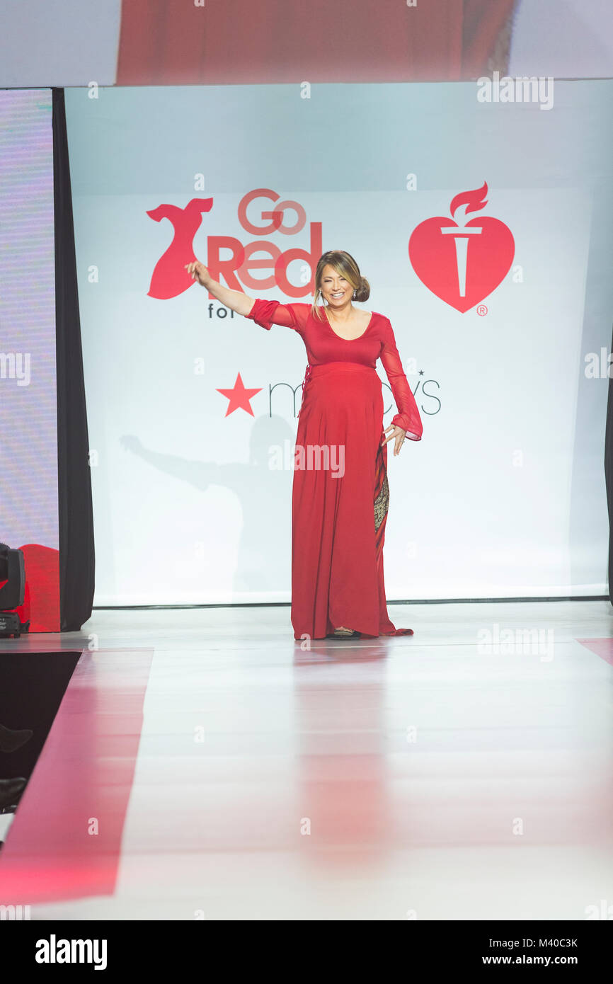 ginger zee red dress Ginger Zee Posing red Dress 8x10 PHOTO PRINT