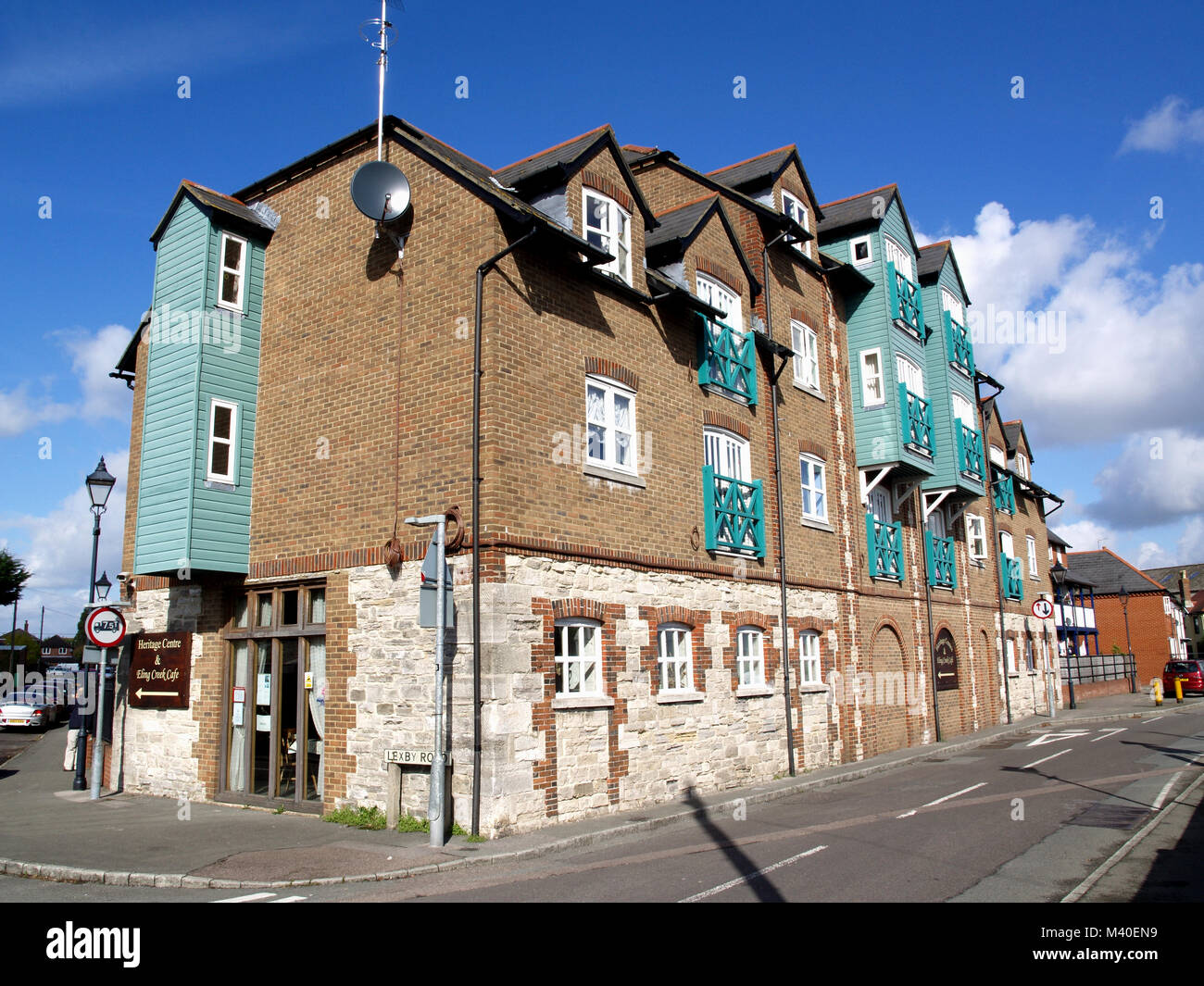 Refurbished flats at Eling, Totton, Southampton, Hampshire, England, UK