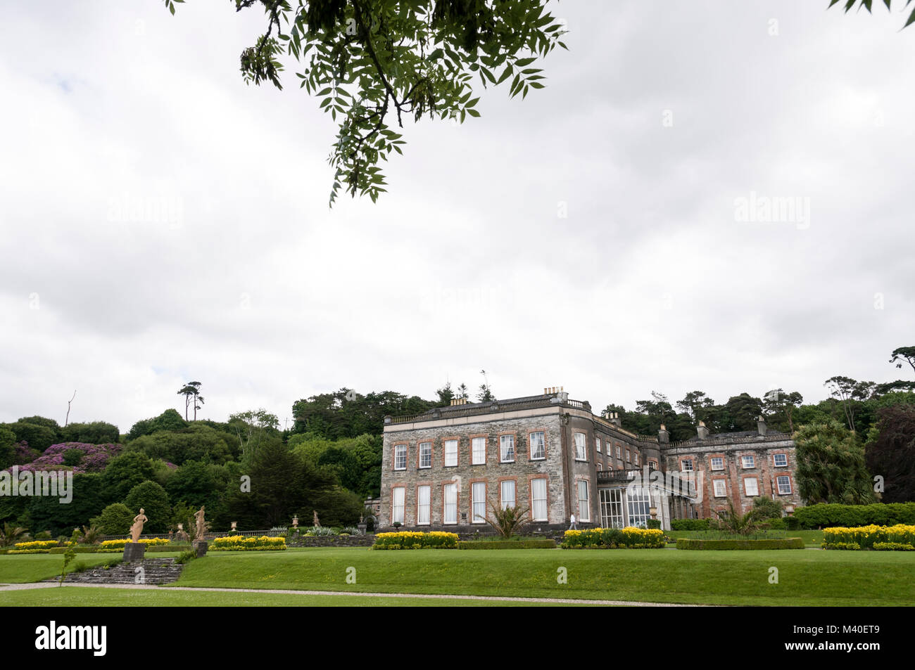 Bantry house, a stately house and gardens in Bantry, Southern Ireland Stock Photo