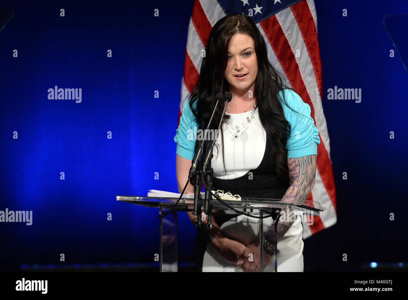 Army veteran Jennifer Madden, who speaks nationally about living with