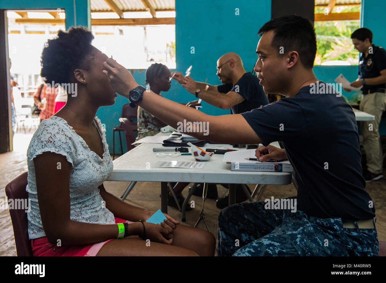 150728NNK134074 ROSEAU, Dominica (July 28, 2015) Lt. Kevin Hoang