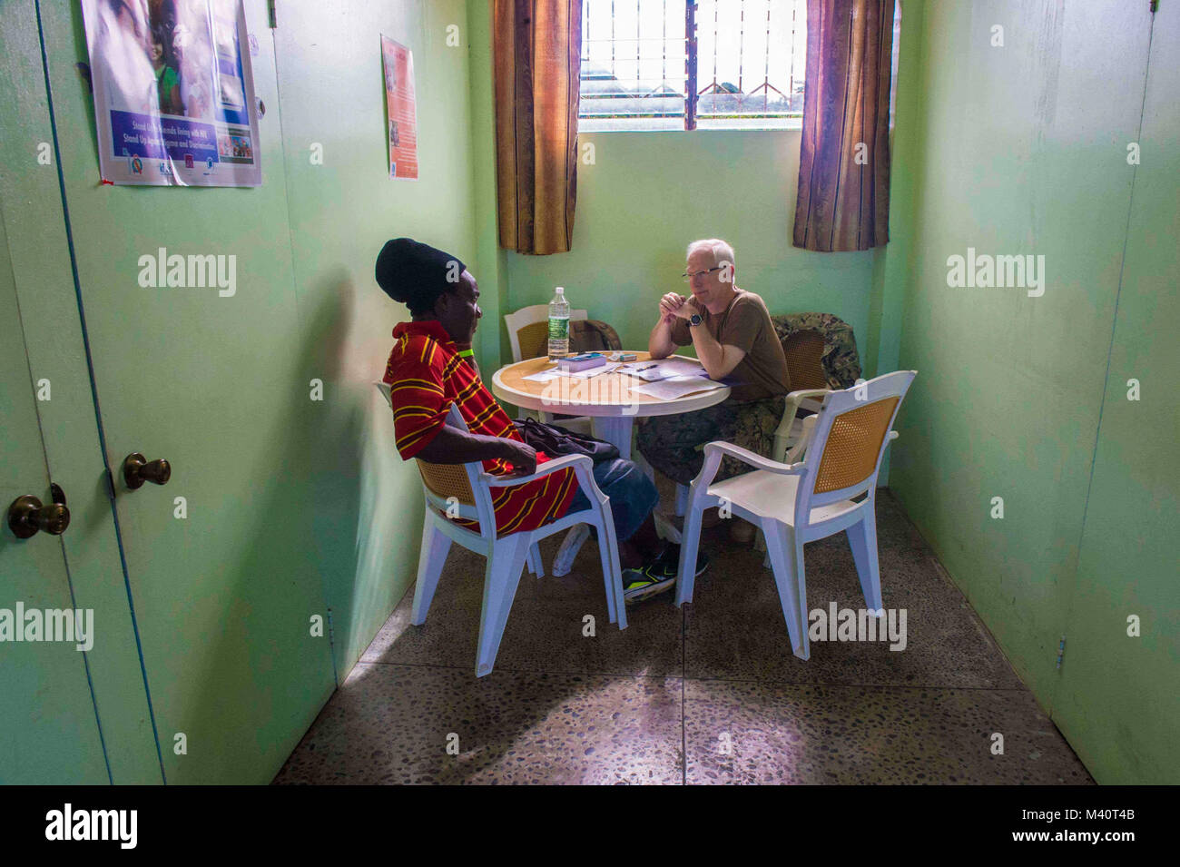 150801NYM856067 ROSEAU, Dominica (August 1, 2015) Lt. Cmdr. Scott