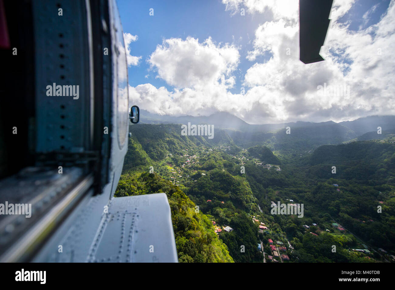150805NXQ474097 ROSEAU, Dominica (Aug. 5, 2015) An MH60S Sea Hawk