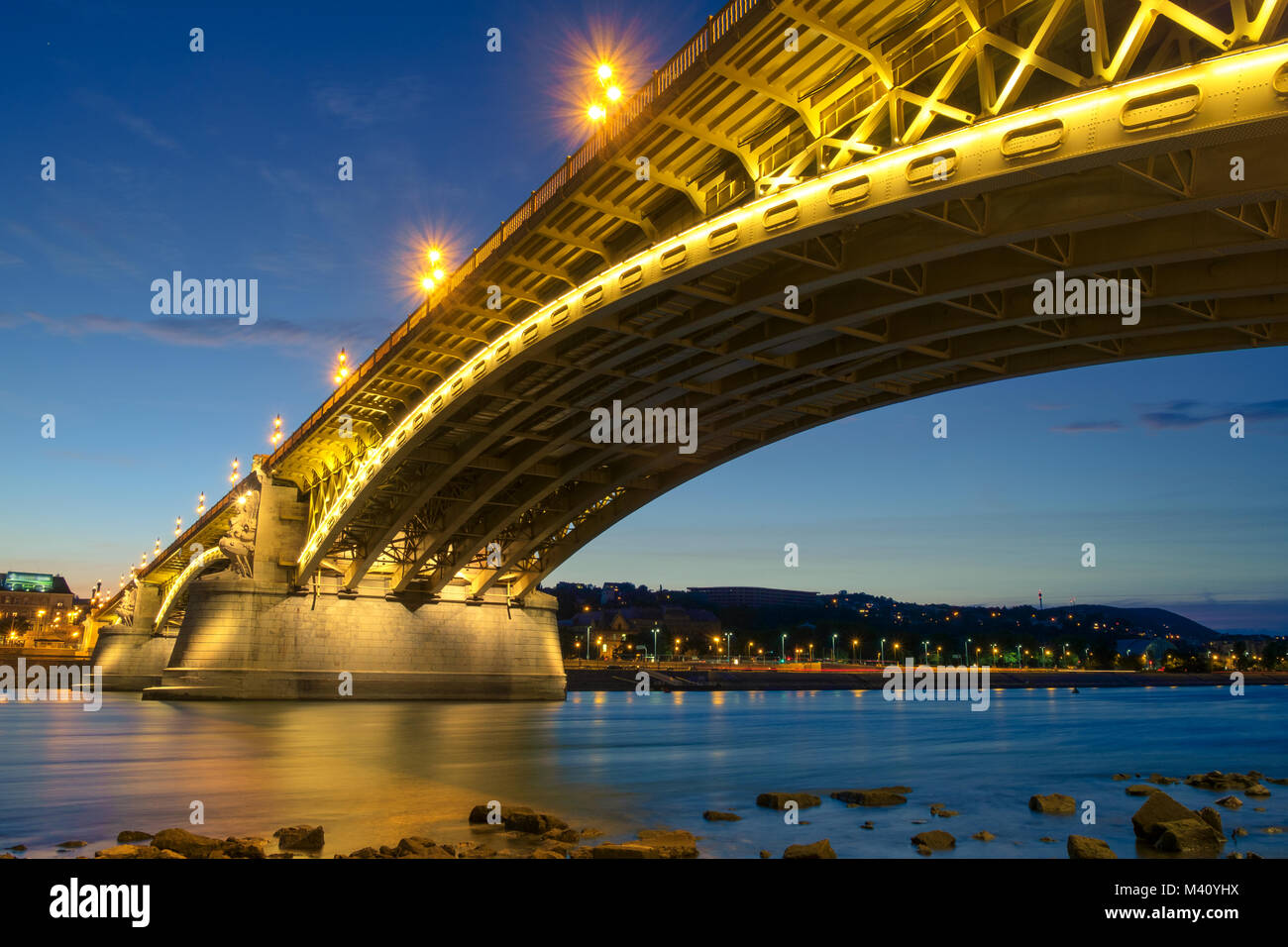 Margaret bridge danube hi-res stock photography and images - Alamy