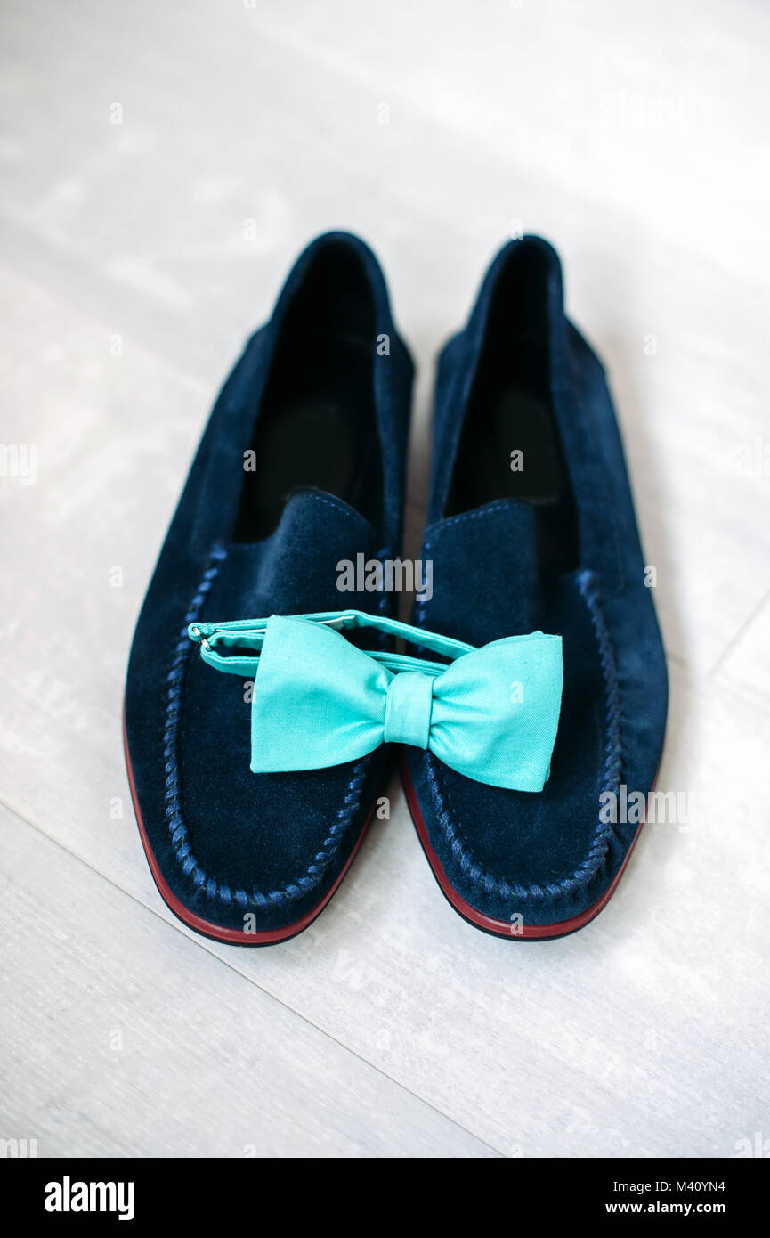 Elvis blue suede shoes hi-res stock photography and images - Alamy