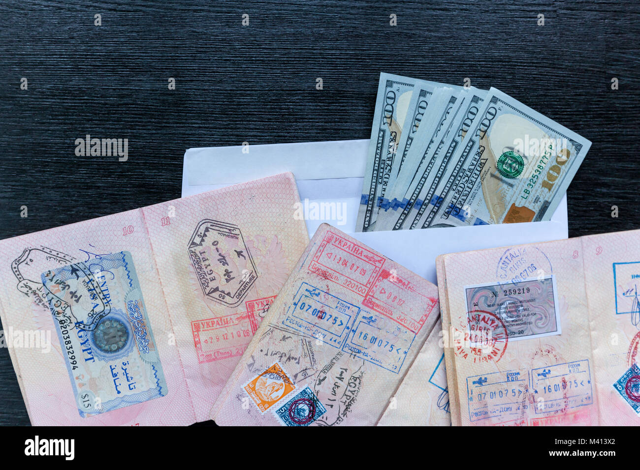 Immigration india passport stamp hires stock photography and images