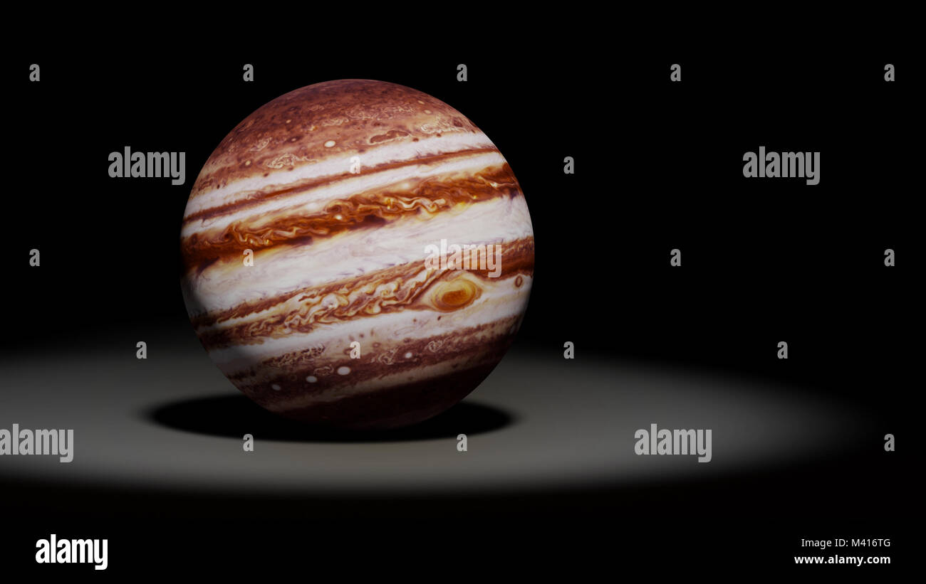 Planet Jupiter Gas Giant Solar System Set Stock Photo