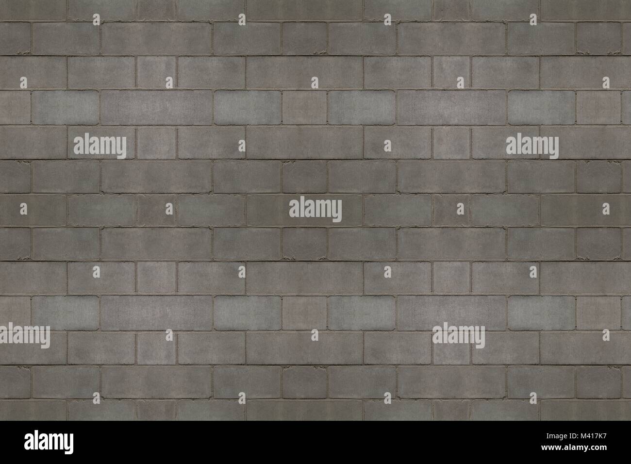 Concrete brick solid wall grey background Stock Photo