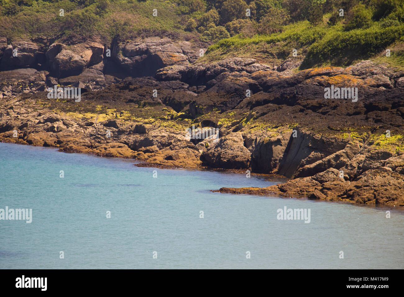 St Rozels Bay Rozel Bay, Jersey, Channel Islands, UK Stock Photo - Alamy
