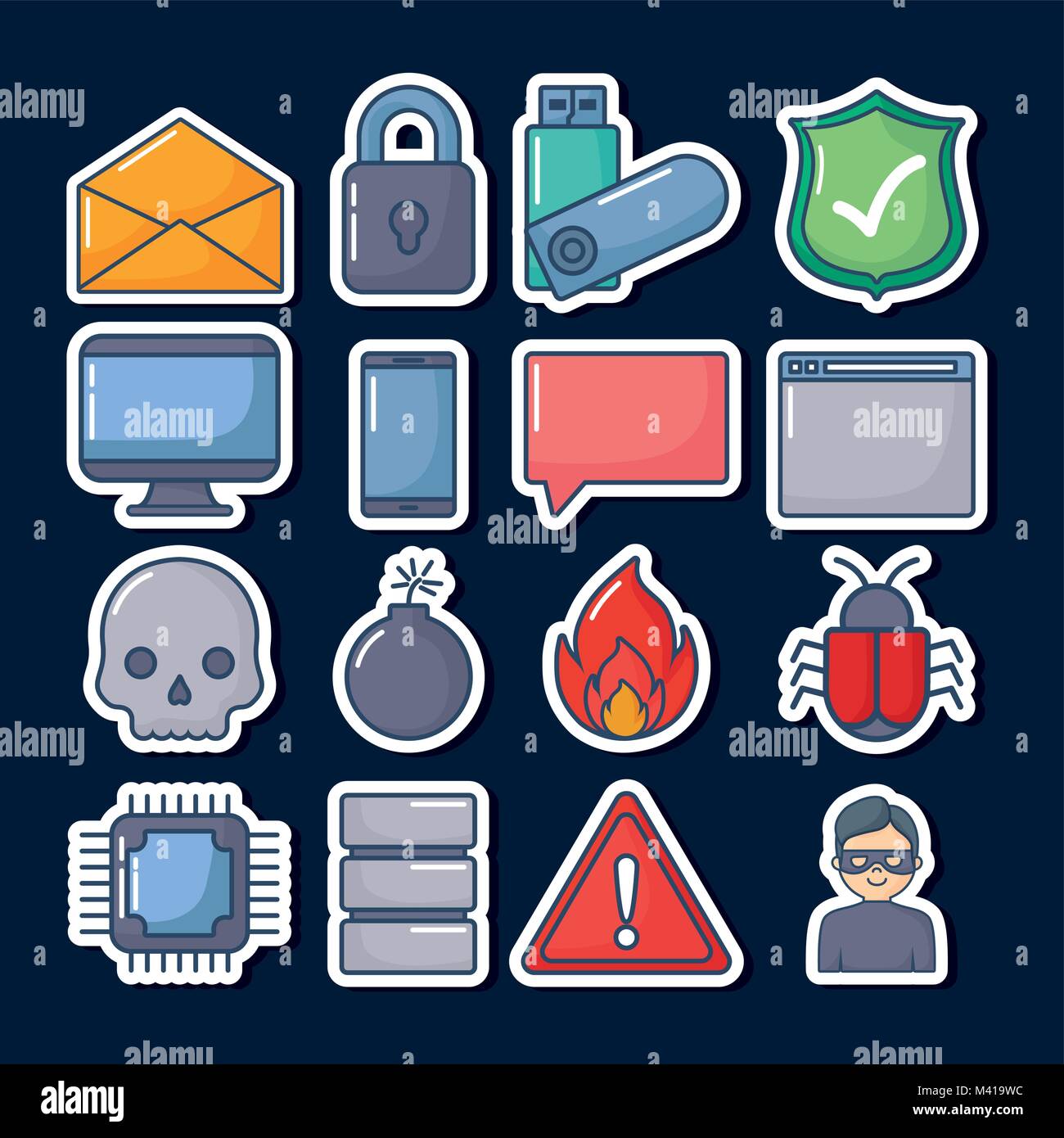 Cyber security design Stock Vector Image & Art - Alamy